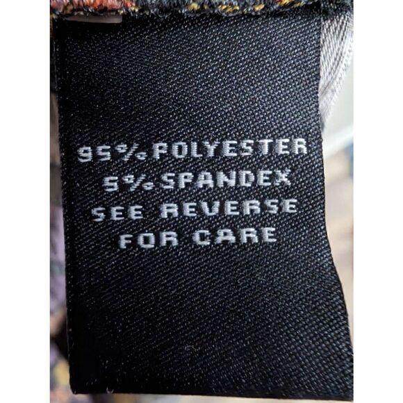 MSK  Dress Earth tones Geometric Design Knee Length Women's Size Small - Picture 5 of 6